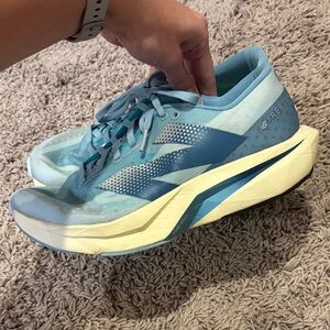 New Balance Women's Light Blue fuel cell shoes